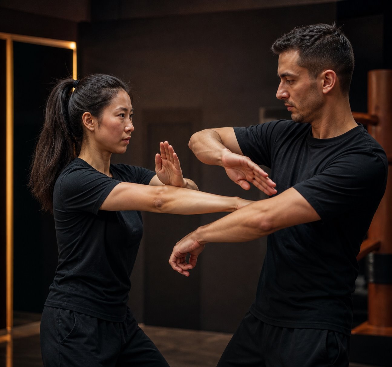 Wing-Tsung-Partnerübung bei Nordkraft Kiel